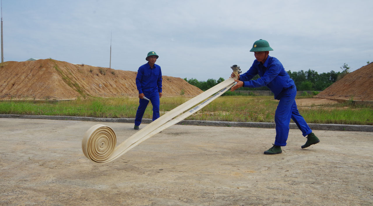 Luyện tập phương án phòng cháy, chữa cháy