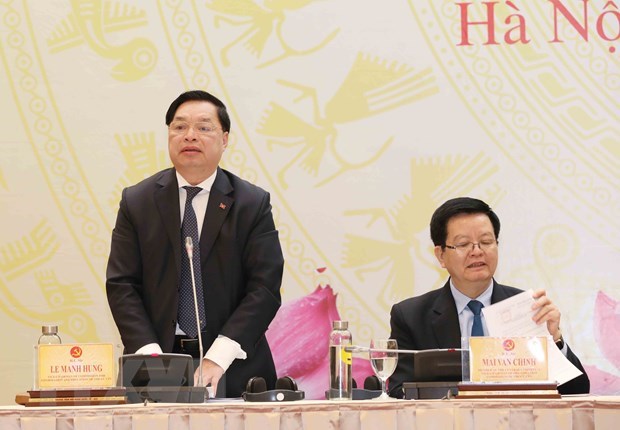 Le Manh Hung, Vice Chairman of the Party Central Committee’s Commission for Information and Education, and director of the press centre for the 13th National Party Congress (Photo: VNA)