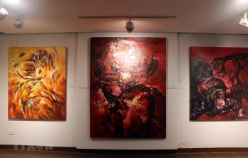 Paintings feature the buffalo – zodiac sign for 2021