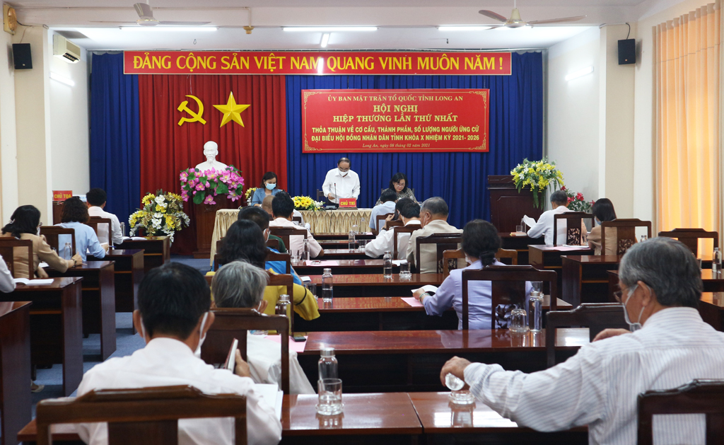 Long An: Hiệp thương lần thứ nhất về bầu cử đại biểu Quốc hội và HĐND tỉnh nhiệm kỳ 2021-2026