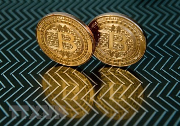 Đồng tiền kỹ thuật số Bitcoin. (Ảnh: AFP/TTXVN)