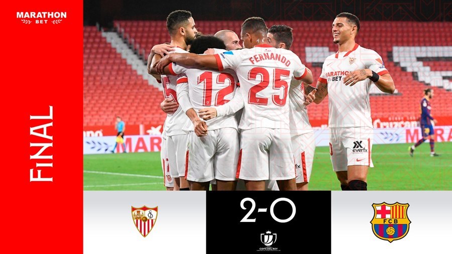 Sevilla giành lợi thế lớn trước trận lượt về tại Nou Camp