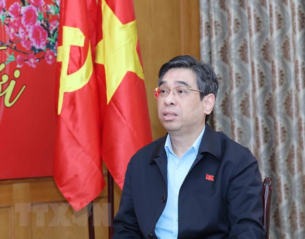 Tạo đồng thuận xã hội, tăng cường niềm tin của nhân dân với Đảng Phó Trưởng ban Dân vận Trung ương Nguyễn Phước Lộc. (Ảnh: Phương Hoa/TTXVN)