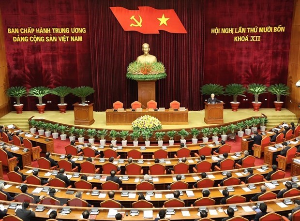 Top 10 outstanding events in Vietnam in 2020 The 14th session of the 12th-tenure Party Central Committee in December (Photo: VNA)
