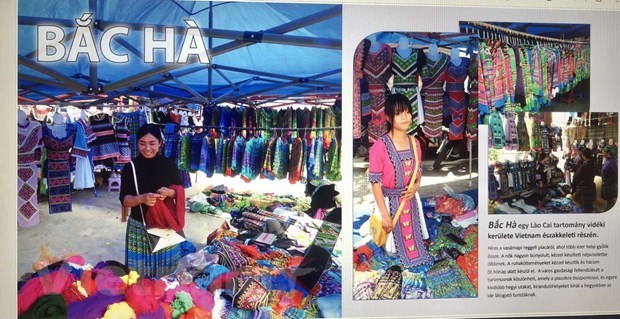 A photo on showcase at the exhibition (Photo: VNA)
