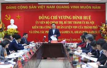 Hanoi leader inspects works for SEA Games 31, ASEAN Para Games 11