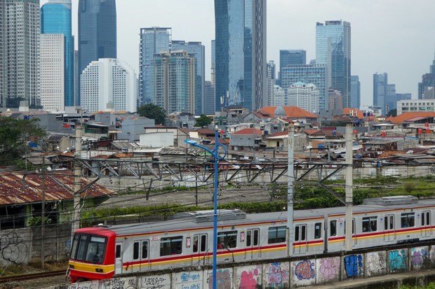 A corner of Indonesia's Jakarta (Photo: AFP)