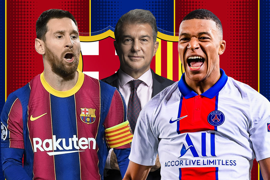 Laporta giữ Messi, lên kế hoạch mua Mbappe