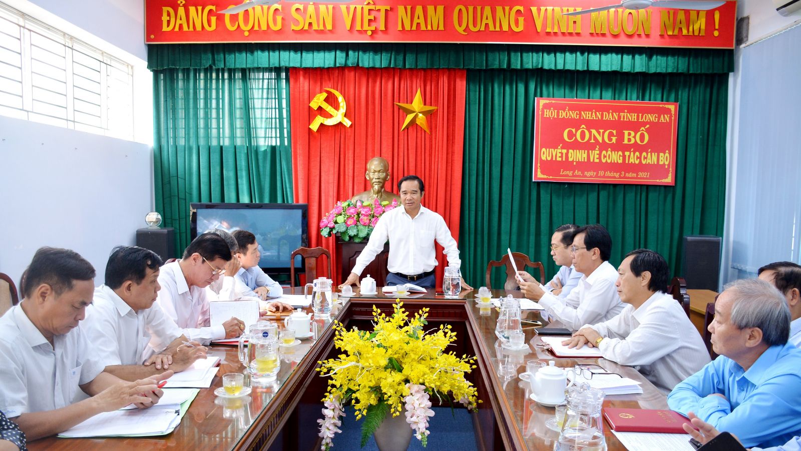 Ông Đặng Thanh Bình giữ chức Chánh Văn phòng Đoàn đại biểu Quốc hội - HĐND tỉnh Long An
