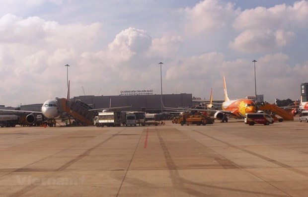 The cargo terminal of Tan Son Nhat International Airport (Photo: VNA)