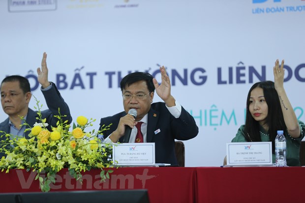 Liên đoàn trượt băng Việt Nam đổi tên sau khi tổ chức Đại hội bất thường ngày 13/3. (Ảnh: CTV/Vietnam+)