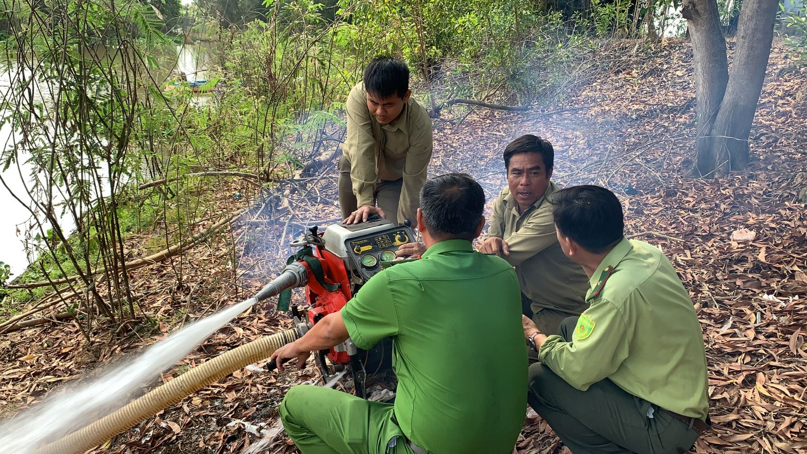 Kiểm tra thiết bị phòng cháy, chữa cháy rừng