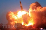 Triều Tiên phóng hai tên lửa hành trình tầm ngắn ngoài khơi Hoàng Hải