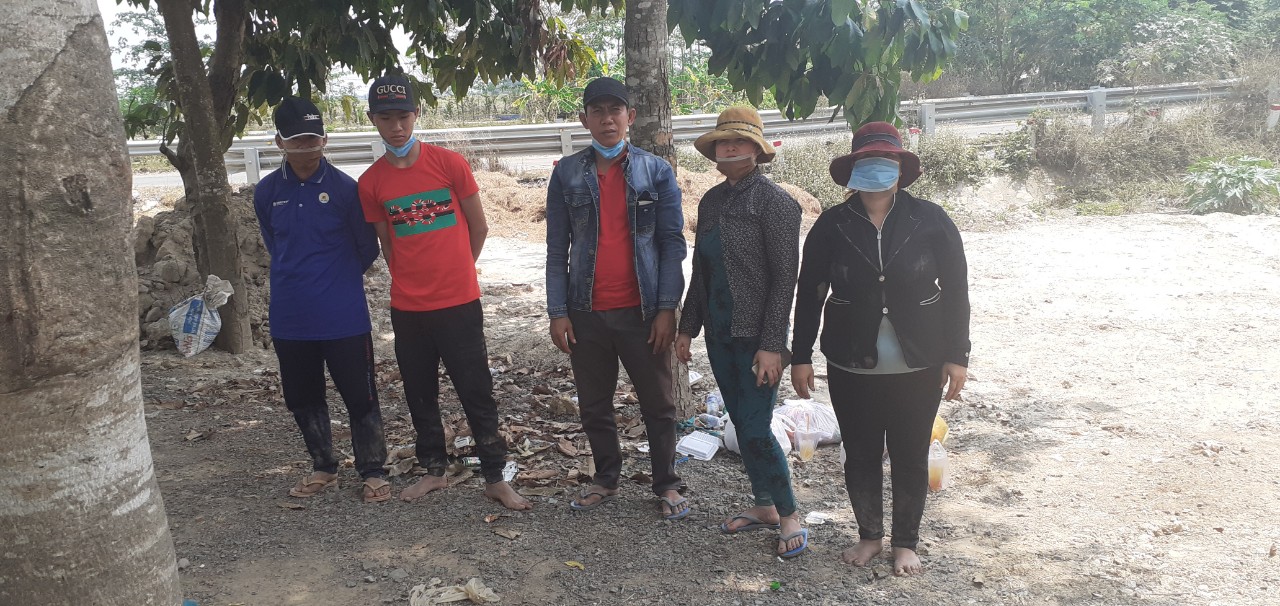 5 đối tượng nhập cảnh trái phép bị biên phòng bắt giữ vào tối ngày 19/3/2021