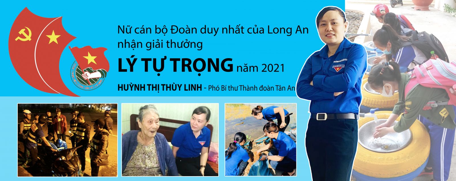 Nữ cán bộ Đoàn duy nhất của Long An nhận giải thưởng Lý Tự Trọng năm 2021