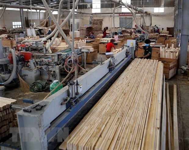 Vietnamese wood processing firms have huge opportunities to ship their products to Canada under CPTPP. (Photo: VNA)
