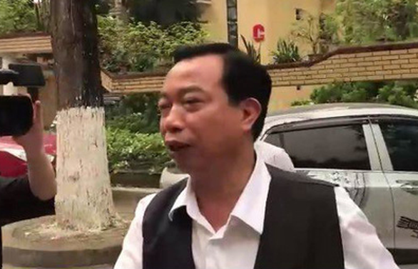 Ông Vương Văn Tịnh - giám đốc Bệnh viện Tâm thần trung ương I - Ảnh cắt từ clip