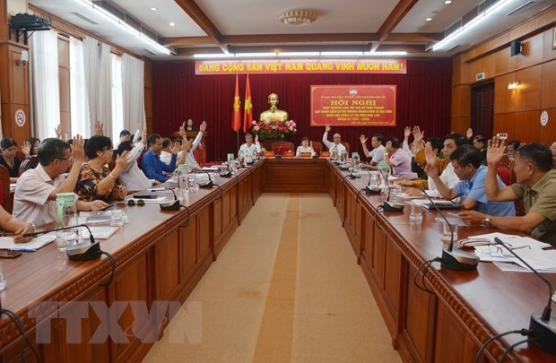 Đắk Lắk tổ chức Hội nghị hiệp thương lần thứ hai. (Ảnh: Hoài Thu/TTXVN)