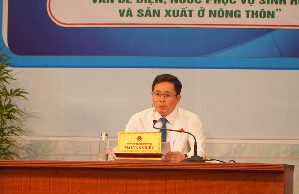 HĐND tỉnh Long An đối thoại về điện, nước phục vụ sản xuất và sinh hoạt ở nông thôn