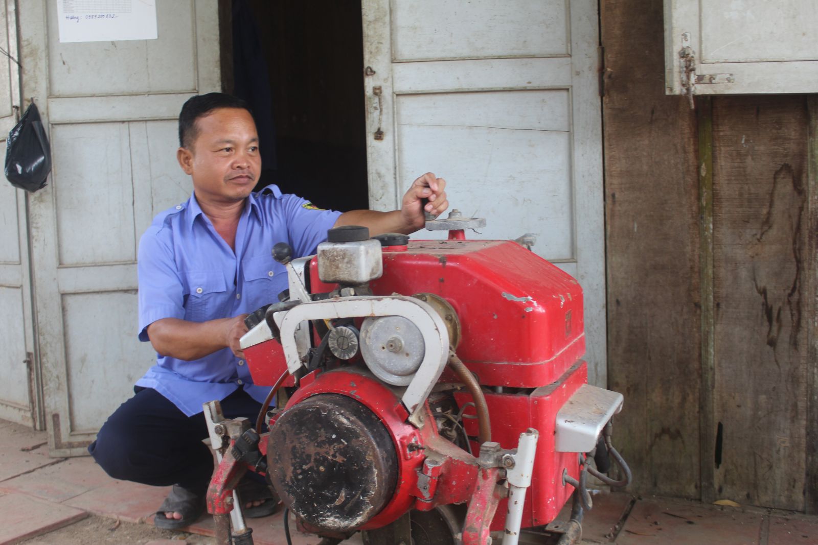 Lực lượng làm công tác phòng cháy, chữa cháy ở Khu di tích lịch sử Cách mạng tỉnh ít nên việc phòng cháy, chữa cháy gặp nhiều khó khăn