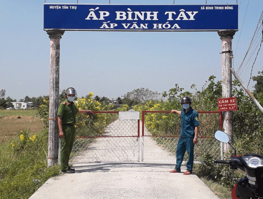 Từ khi xây dựng mô hình Cổng rào an ninh, trật tự, tình trạng trộm cắp trên địa bàn đã giảm hẳn