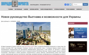 Ukrainian media spotlight Vietnam’s economic reform, new leadership