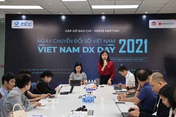 DX Day 2021 to focus on eight priority fields in digital transformation At the press conference (Photo: VNA)
