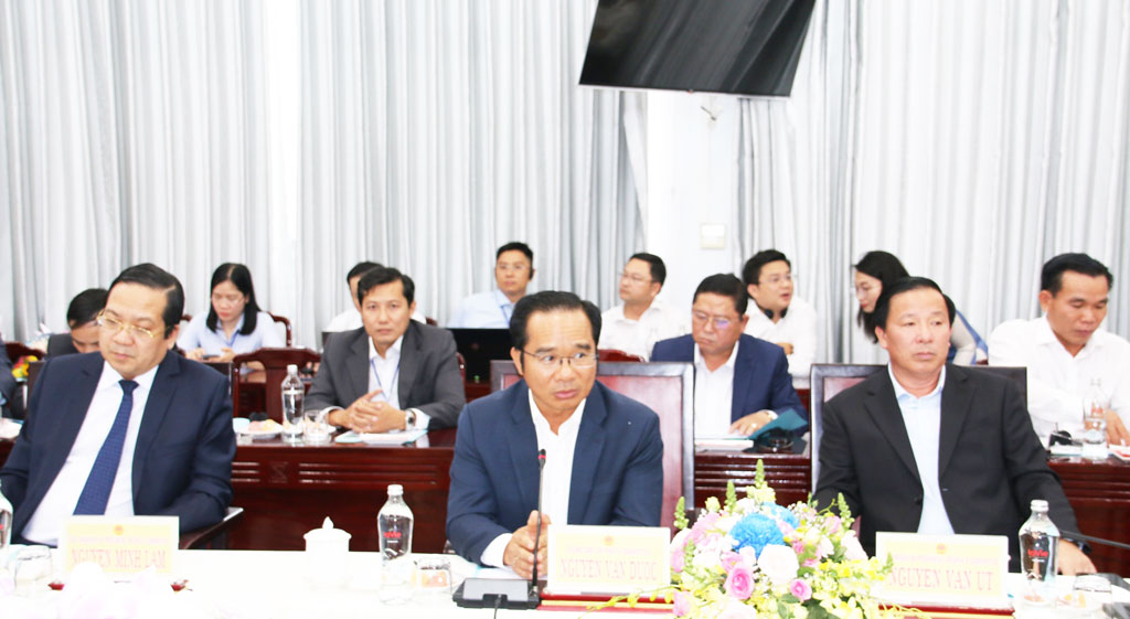Secretary of Provincial Party Committee - Nguyen Van Duoc receives and works with Korean Ambassador Korean Ambassador