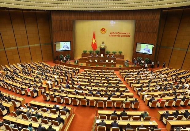 At the 11th meeting of the 14th National Assembly (Photo: VNA)