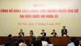 Chính thức có 868 người ứng cử Đại biểu Quốc hội khóa XV
