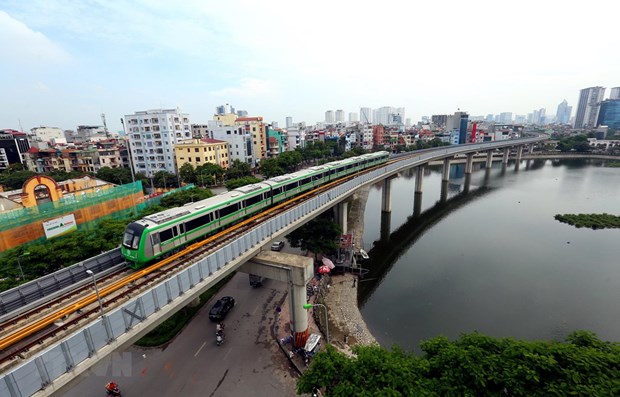 Cat Linh – Ha Dong metro line to begin commercial operation from May 1 Hanoi’s first metro service running from Cat Linh to Ha Dong will start commercial operation from May 1. (Photo: VNA)