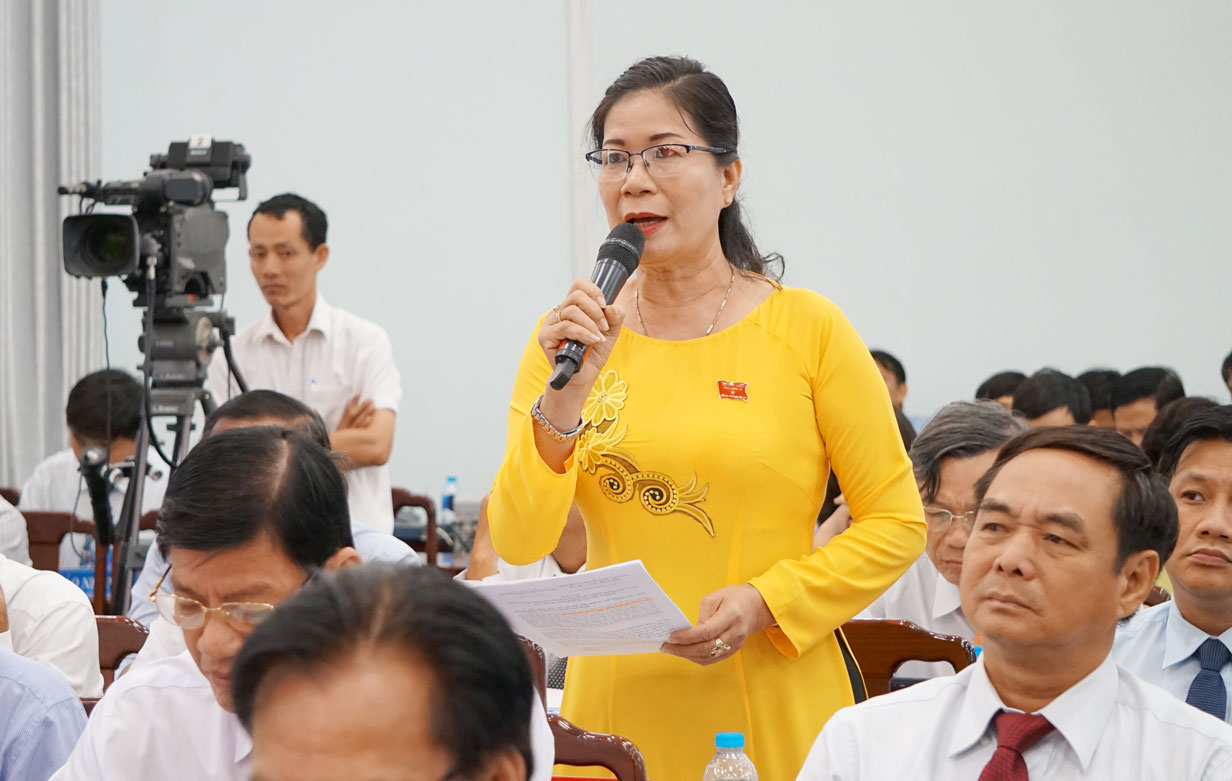 Kỳ vọng nhiệm kỳ mới tiếp tục có nhiều đột phá Đại biểu Nguyễn Thị Thanh Thúy tham gia chất vấn