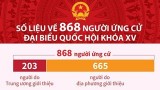 Số liệu về 868 người ứng cử đại biểu Quốc hội khóa XV