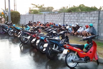 Bắt nhóm thanh, thiếu niên có biểu hiện tụ tập đua xe trái phép