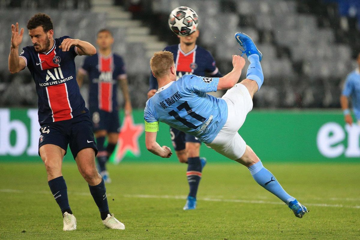 De Bruyne là ngôi sao ở Paris