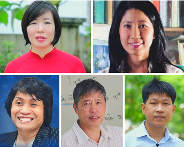 Vietnamese scientists among Asia’s top 100: Singapore magazine The five Vietnamese scientists in the 2021 edition of the Asian Scientist 100 (Photo: vnexpress.net)