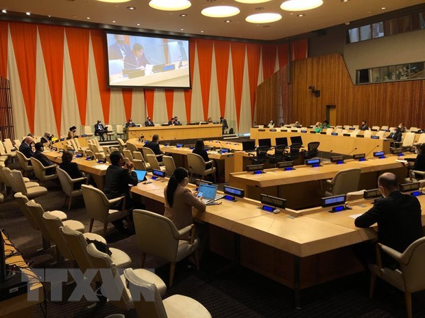 Vietnam chairs meeting to review its Month of UNSC Presidency (Photo: VNA)