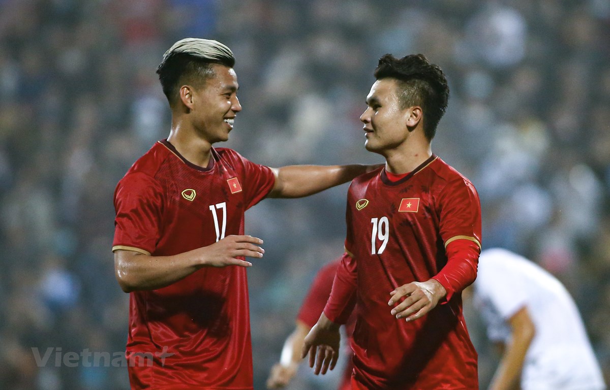 Những cái tên được kỳ vọng của tuyển Việt Nam tại vòng loại World Cup 2022. (Ảnh: PV/Vietnam+)