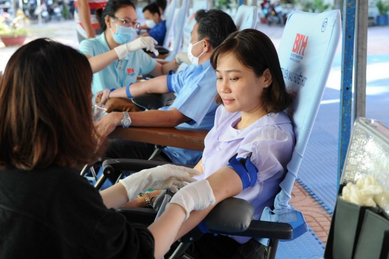 Từ đầu năm đến nay, Hội Chữ thập đỏ tỉnh Long An, Bệnh viện Truyền máu Huyết học TP.HCM phối hợp chùa Ân Thọ, phường 5, TP.Tân An tổ chức 2 đợt hiến máu nhân đạo, huy động được 466 đơn vị máu
