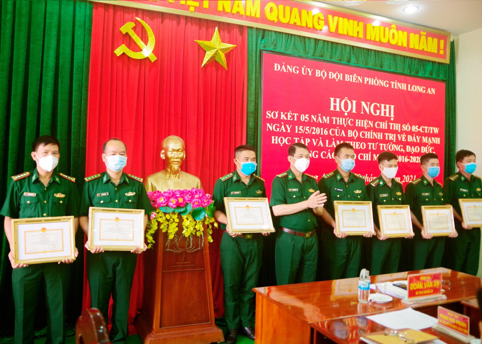 Bộ đội Biên phòng: Học tập Bác bằng những việc làm thiết thực, cụ thể Nhiều tập thể, cá nhân được khen thưởng có thành tích trong học tập và làm theo Bác giai đoạn 2016-2021