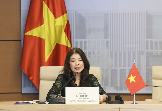 Vietnam attends IPU standing committee’s meeting on fighting online child sexual abuse Standing member of the NA Committee for External Relations Le Thu Ha (Source: quochoi.vn)
