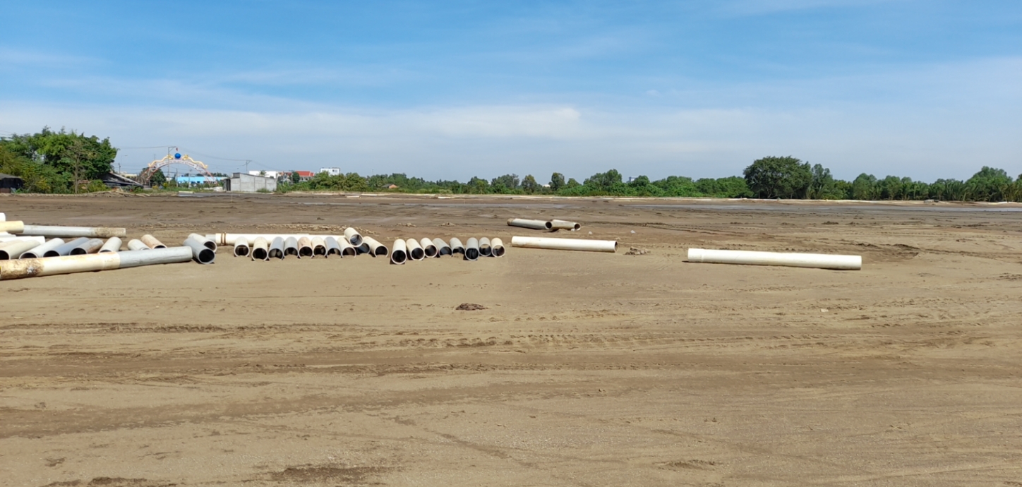 Dự án Khu công nghiệp An Nhựt Tân đã san lấp được hơn 50ha