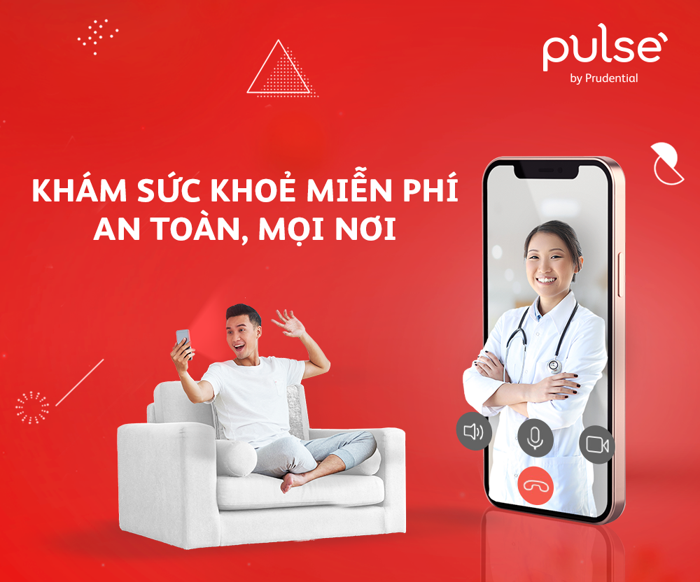 Prudential tặng cuộc gọi Tư vấn sức khỏe miễn phí trên ứng dụng Pulse
