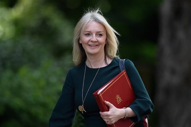 Bộ trưởng Thương mại Anh Liz Truss. (Ảnh: AFP/TTXVN)