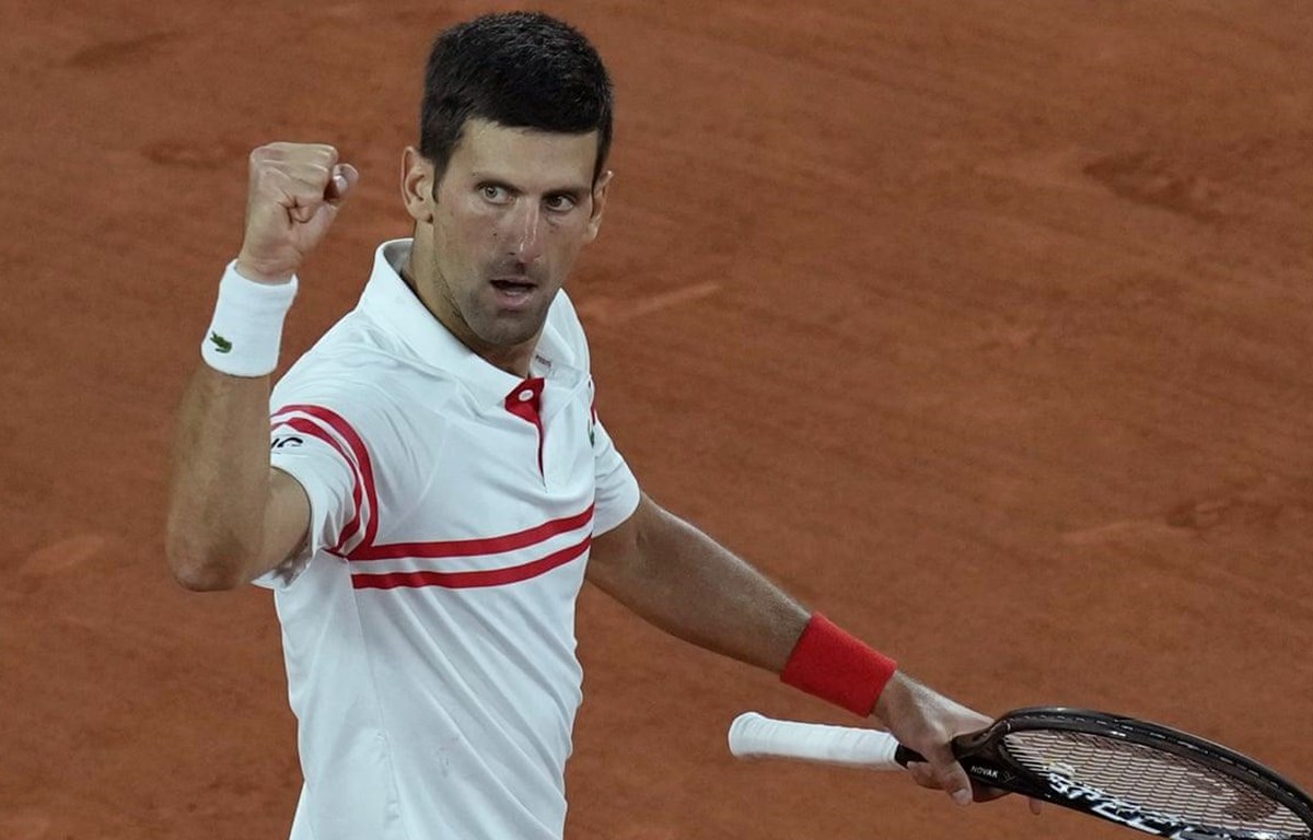 Djokovic thẳng tiến chung kết Roland Garros 2021. (Nguồn: Getty Images)