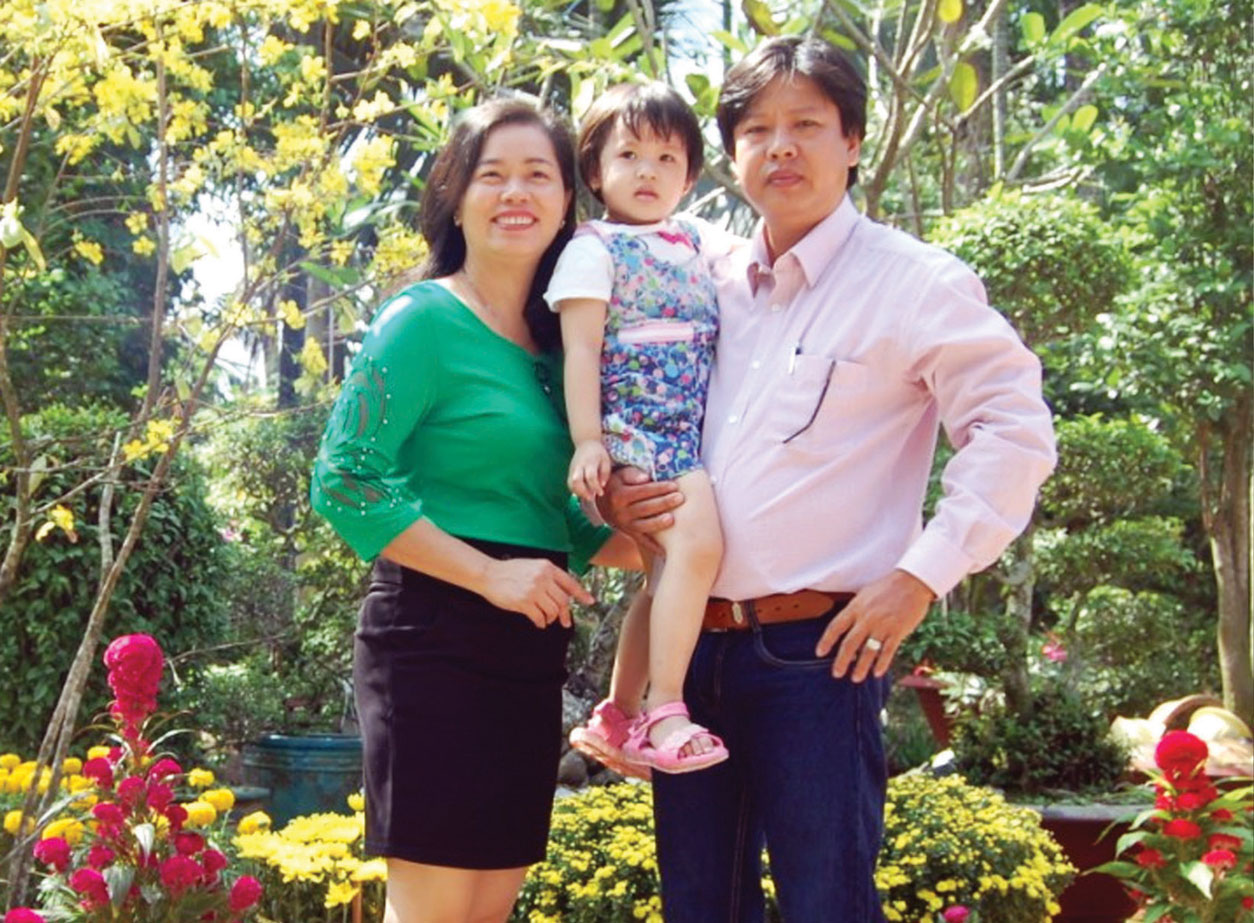 Gia đình luôn là điểm tựa giúp nhà báo Hồng Xuyến an tâm hoàn thành nhiệm vụ được giao