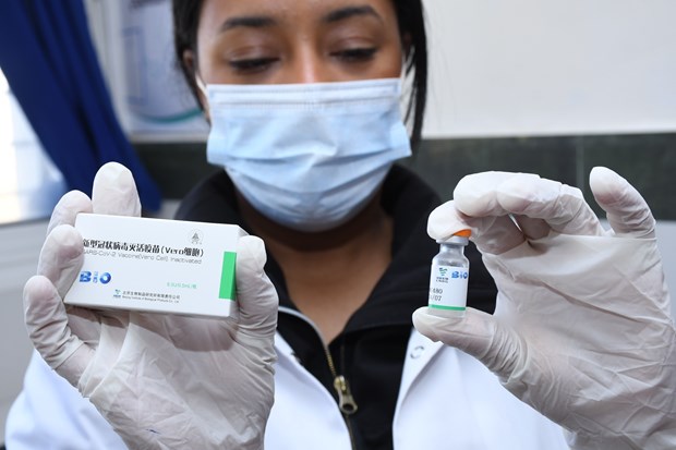 Bộ Y tế thông tin chi tiết về vaccine phòng COVID-19 của Sinopharm Vaccine ngừa COVID-19 của Sinopharm. (Ảnh: THX/TTXVN)