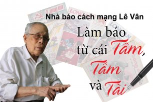 Nhà báo cách mạng Lê Vân: Làm báo từ cái tâm, tầm và tài Nhà báo cách mạng Lê Vân: Làm báo từ cái tâm, tầm và tài