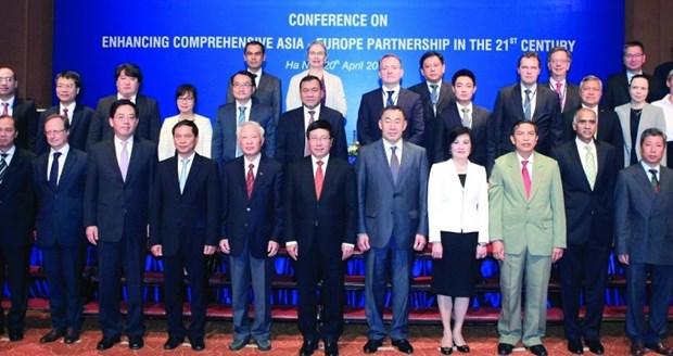High-level policy dialogue marks 25th anniversary of ASEM Relations between Vietnam and other ASEM members have been growing over the past 25 years (Photo: VNA)