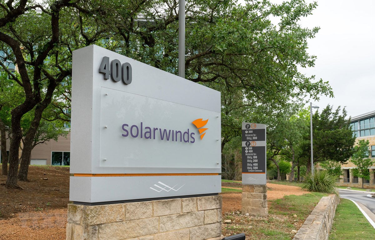 Trụ sở của công ty SolarWinds ở Austin, bang Texas, Mỹ. (Ảnh: AFP/TTXVN)